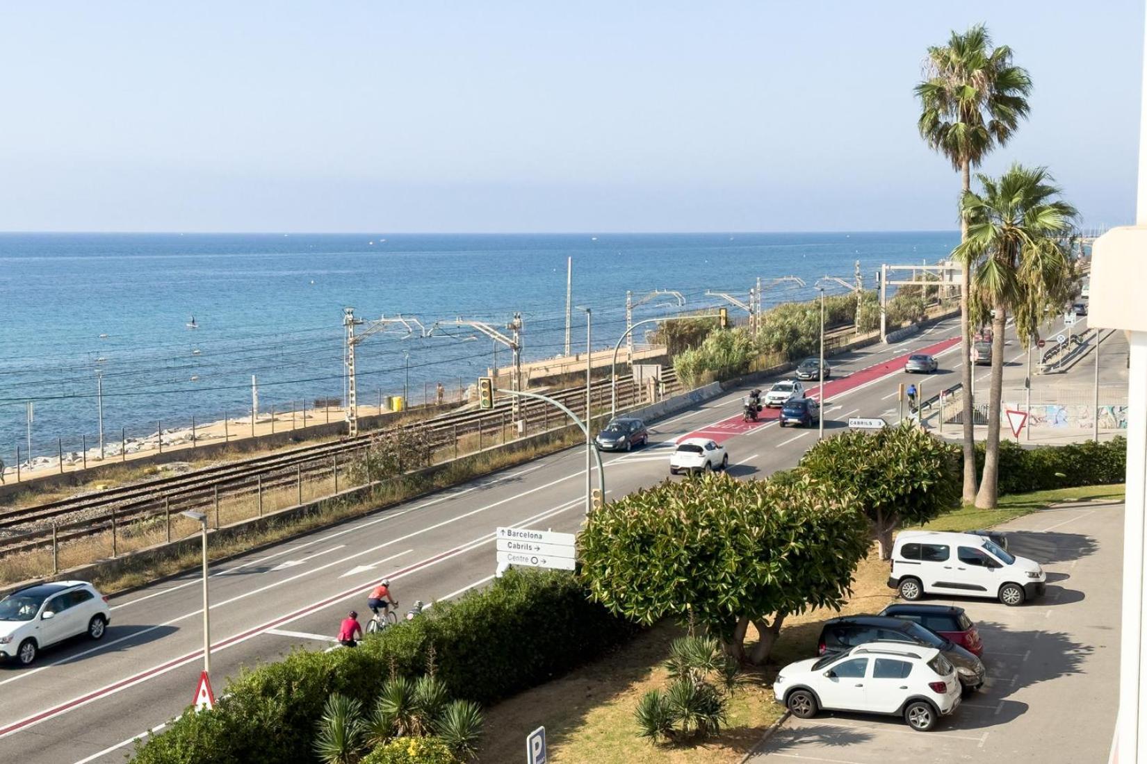 Impresionante Apartamento delante del Mar Vilassar De Mar Exterior foto